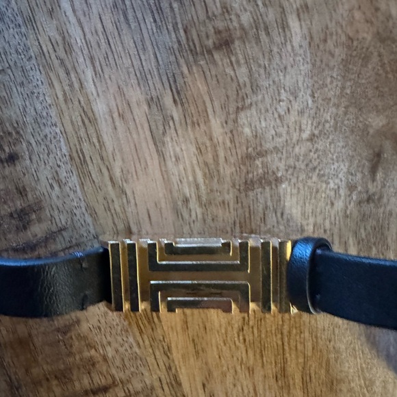 Tory Burch For Fitbit Fret Double-Wrap Bracelet ($175) lightweight leather strap - Picture 2 of 6